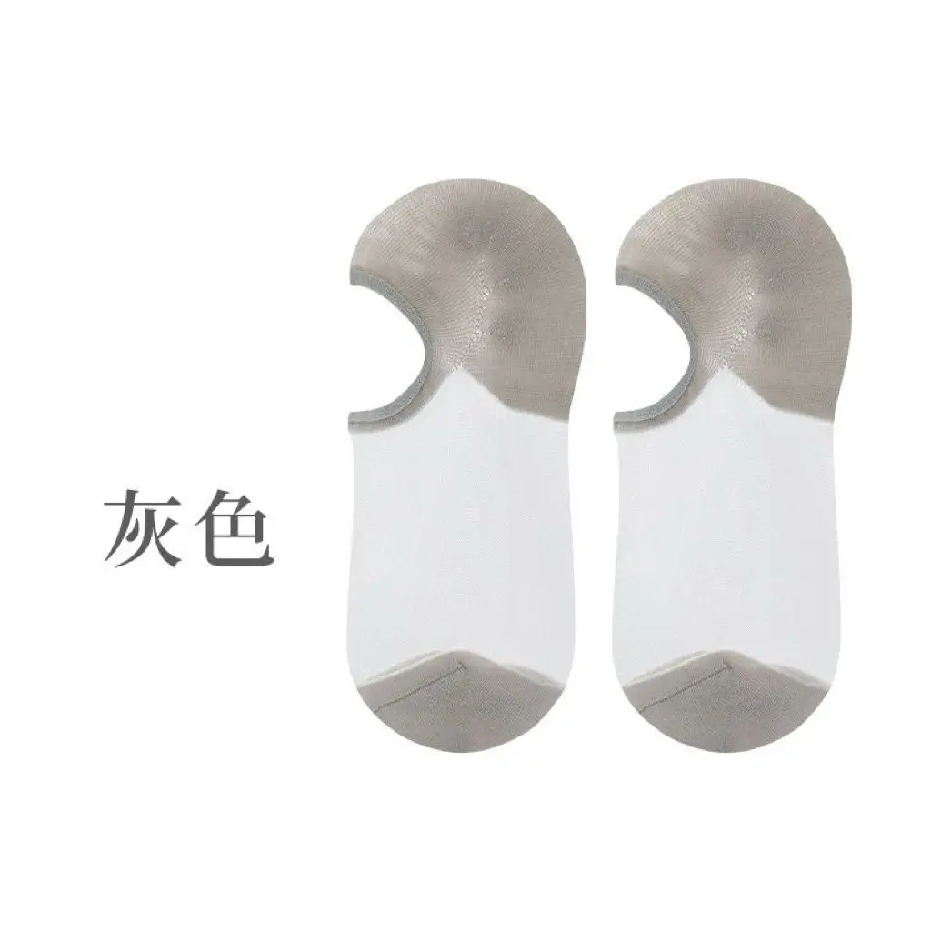 2026 Summer New Style Shallow Mouth Socks for Women, Short Invisible Socks, Glass Silk Transparent Ultra-Thin Women's Socks, Versatile Boat Socks