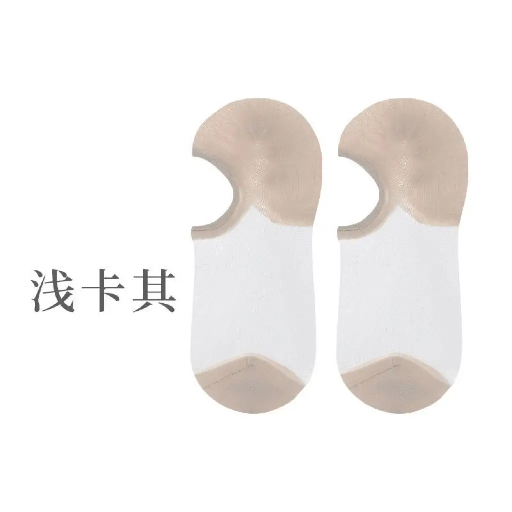 2026 Summer New Style Shallow Mouth Socks for Women, Short Invisible Socks, Glass Silk Transparent Ultra-Thin Women's Socks, Versatile Boat Socks
