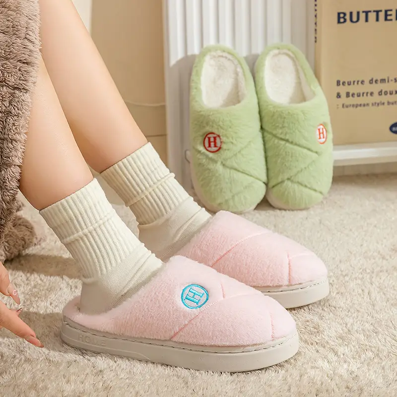Women's Cotton Warm Slippers for Winter Indoor - Image 7