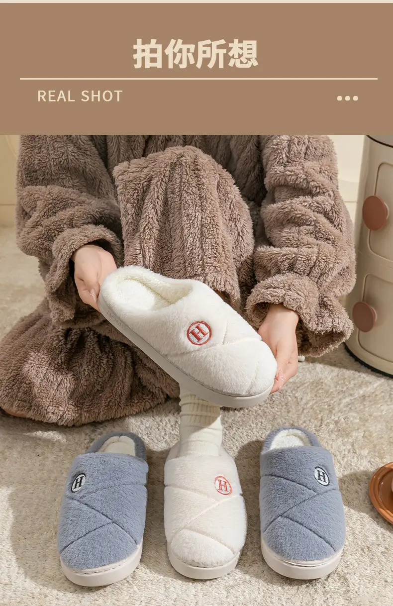 Women's Cotton Warm Slippers for Winter Indoor — feature 13