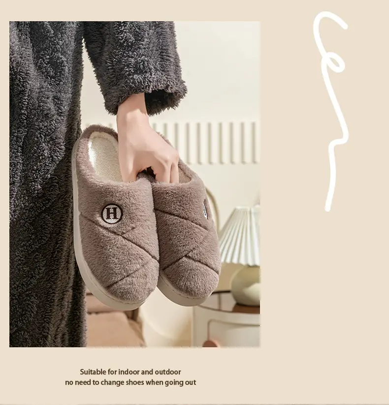 Women's Cotton Warm Slippers for Winter Indoor — feature 16