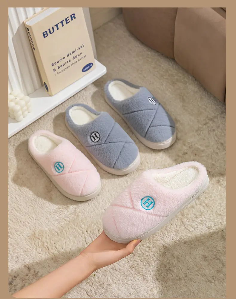 Women's Cotton Warm Slippers for Winter Indoor — feature 4