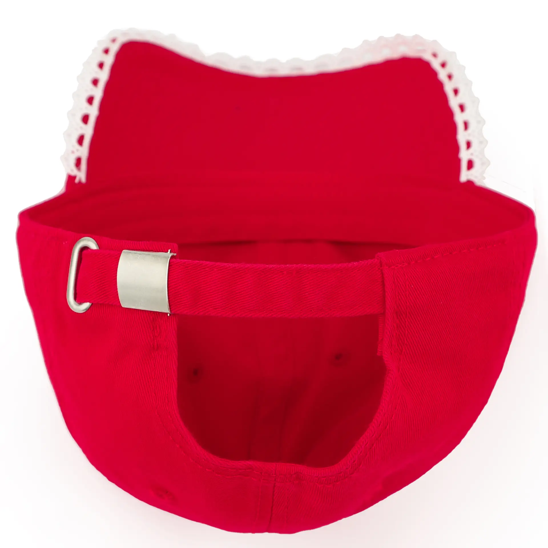 Red Japanese-Style Sweet Baseball Cap for Women — feature 20
