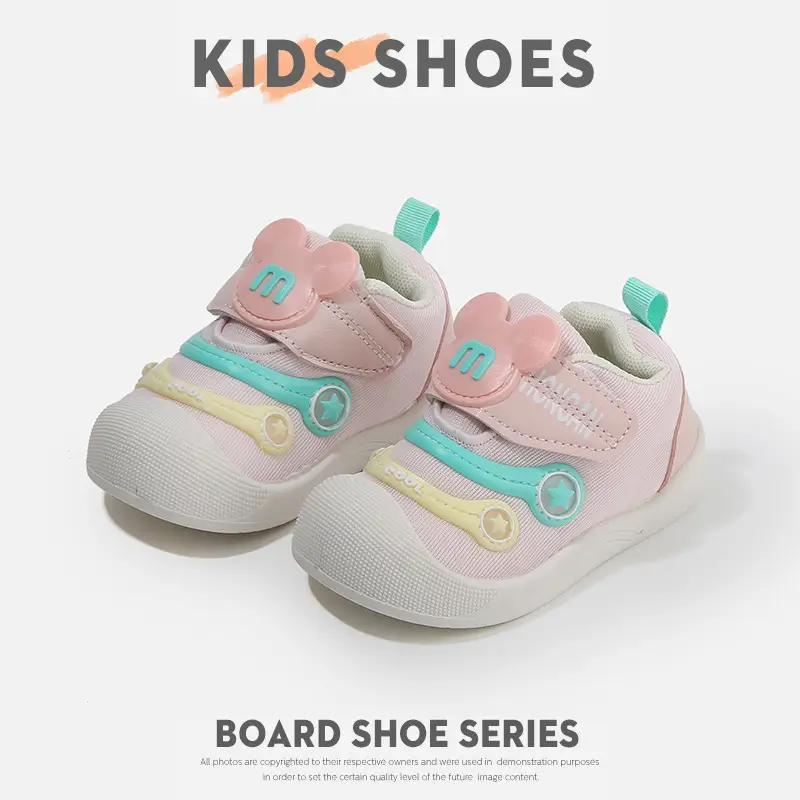 Pink Caterpillar Toddler Shoes with Velcro Closure