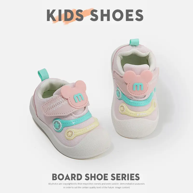 Pink Caterpillar Toddler Shoes with Velcro Closure