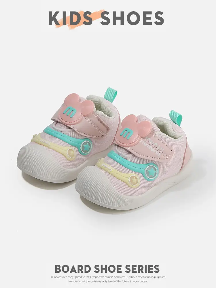 Pink Caterpillar Toddler Shoes with Velcro Closure — feature 4