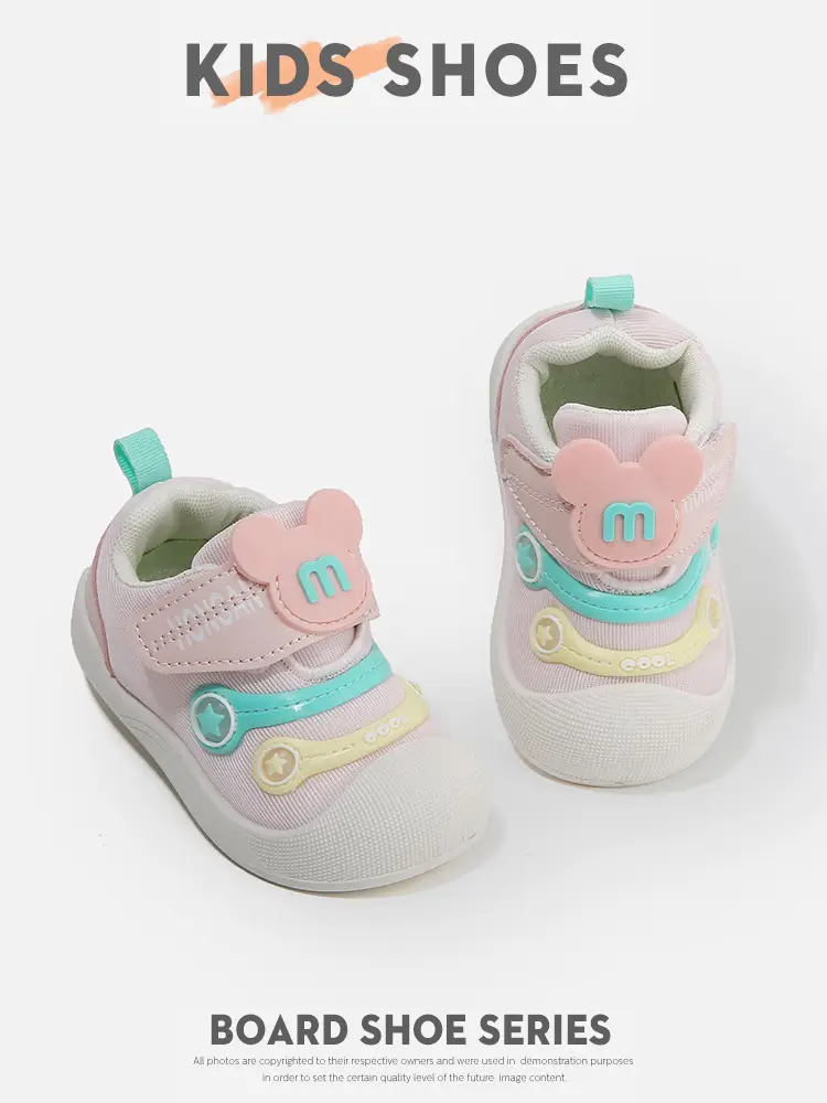Pink Caterpillar Toddler Shoes with Velcro Closure — feature 5