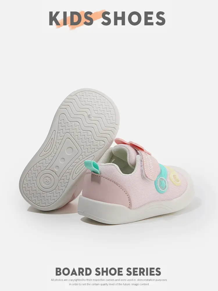 Pink Caterpillar Toddler Shoes with Velcro Closure — feature 6
