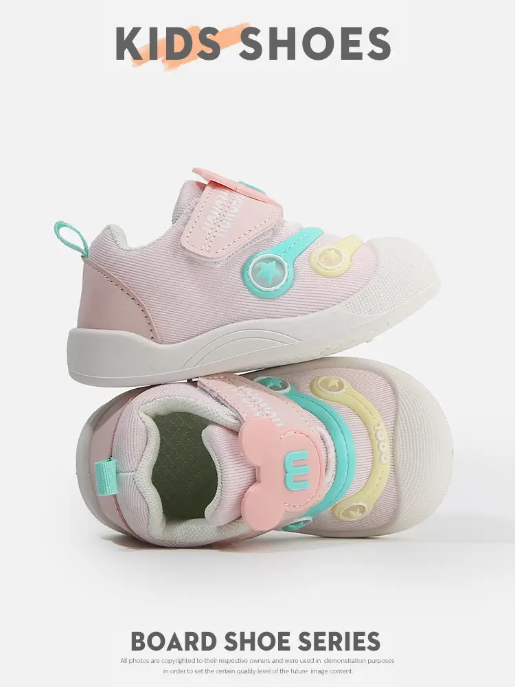Pink Caterpillar Toddler Shoes with Velcro Closure — feature 7