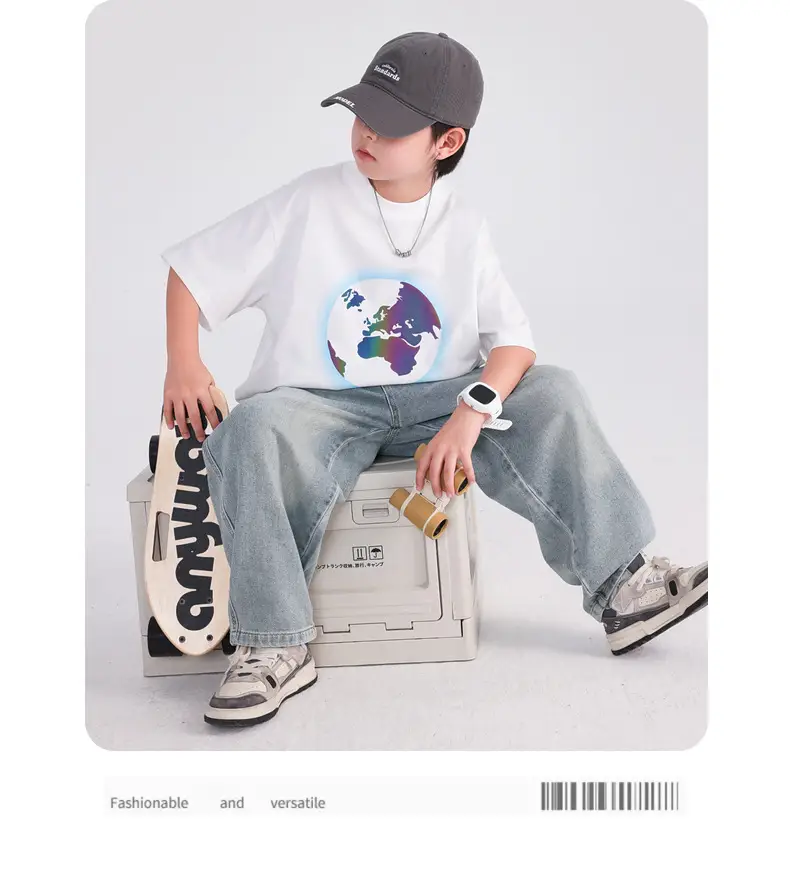 Boys Ice-Feel Short Sleeve T-Shirt 2026 — feature 20