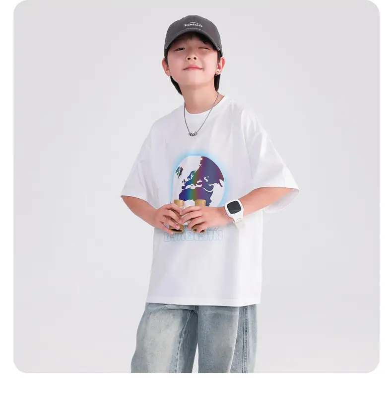 Boys Ice-Feel Short Sleeve T-Shirt 2026 — feature 23
