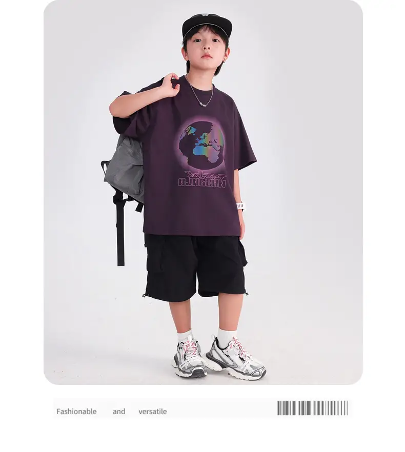 Boys Ice-Feel Short Sleeve T-Shirt 2026 — feature 24