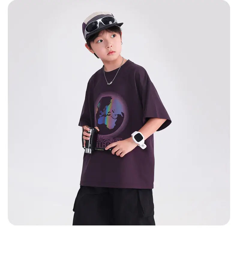 Boys Ice-Feel Short Sleeve T-Shirt 2026 — feature 26