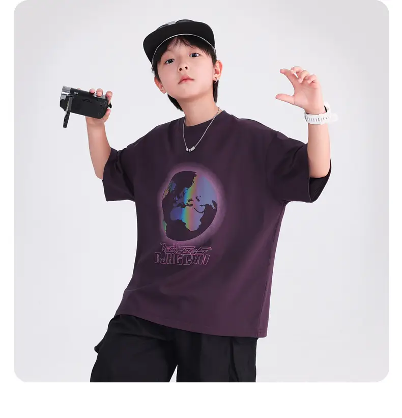 Boys Ice-Feel Short Sleeve T-Shirt 2026 — feature 27