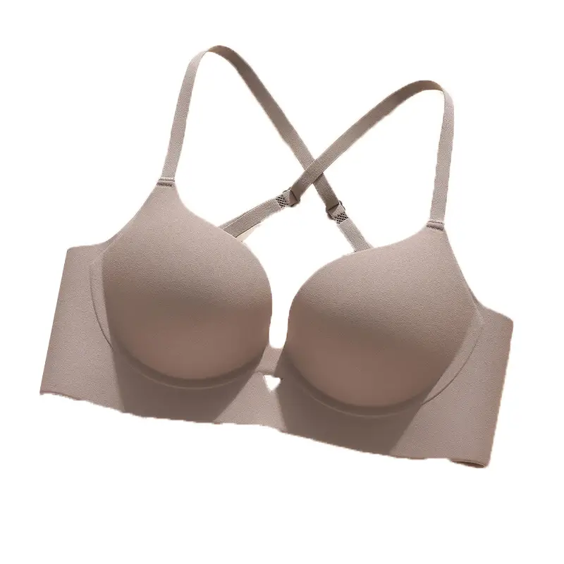 Summer U-Shaped Beautiful Back Bra for Women with Small Breasts, Push-Up and Enlargement, Anti-Sagging Sling, Seamless Bra, Thin Vest