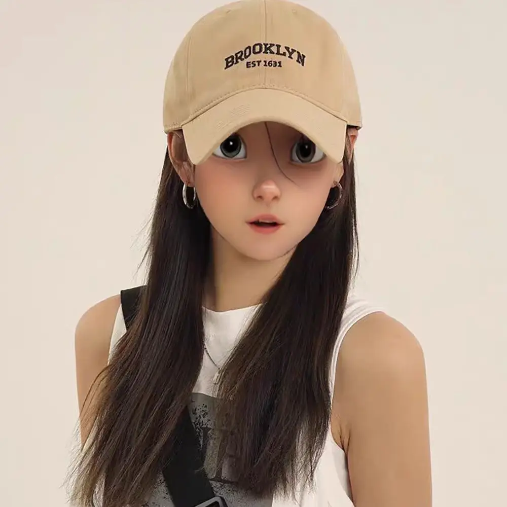 Brooklyn Navy Baseball Cap for Women Face-Slimming Cap - Image 8