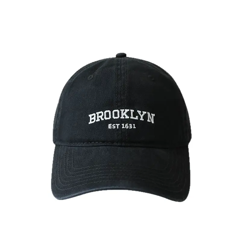 Brooklyn Navy Baseball Cap for Women Face-Slimming Cap - Image 10