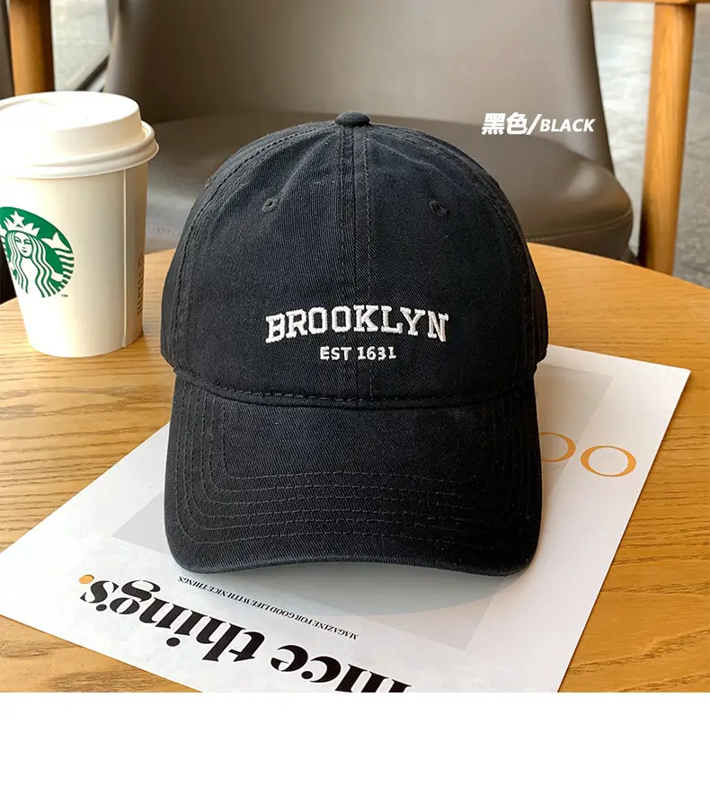 Brooklyn Navy Baseball Cap for Women Face-Slimming Cap — feature 20
