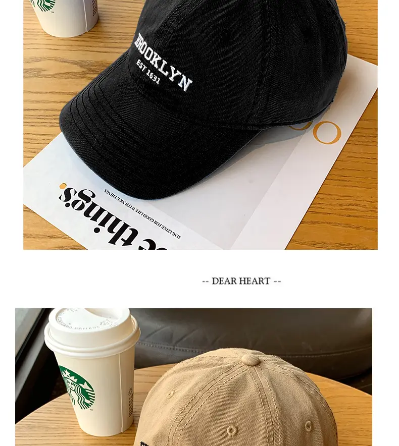 Brooklyn Navy Baseball Cap for Women Face-Slimming Cap — feature 9