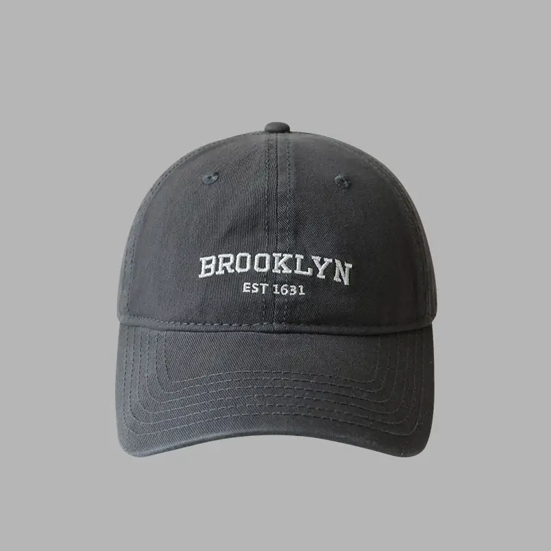 Brooklyn Navy Baseball Cap for Women Face-Slimming Cap - Image 2