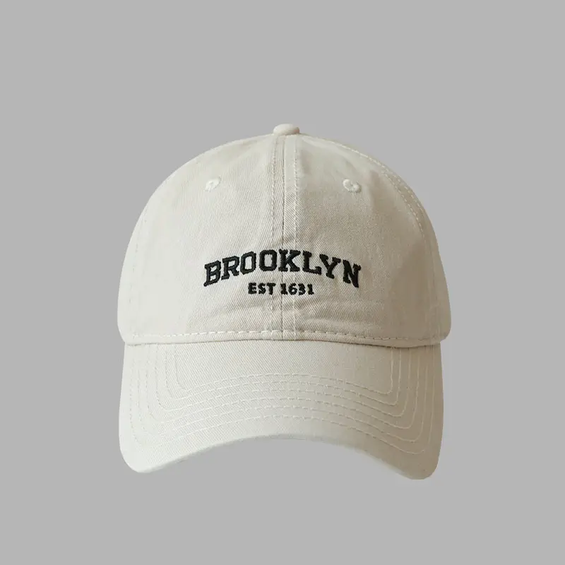 Brooklyn Navy Baseball Cap for Women Face-Slimming Cap - Image 3