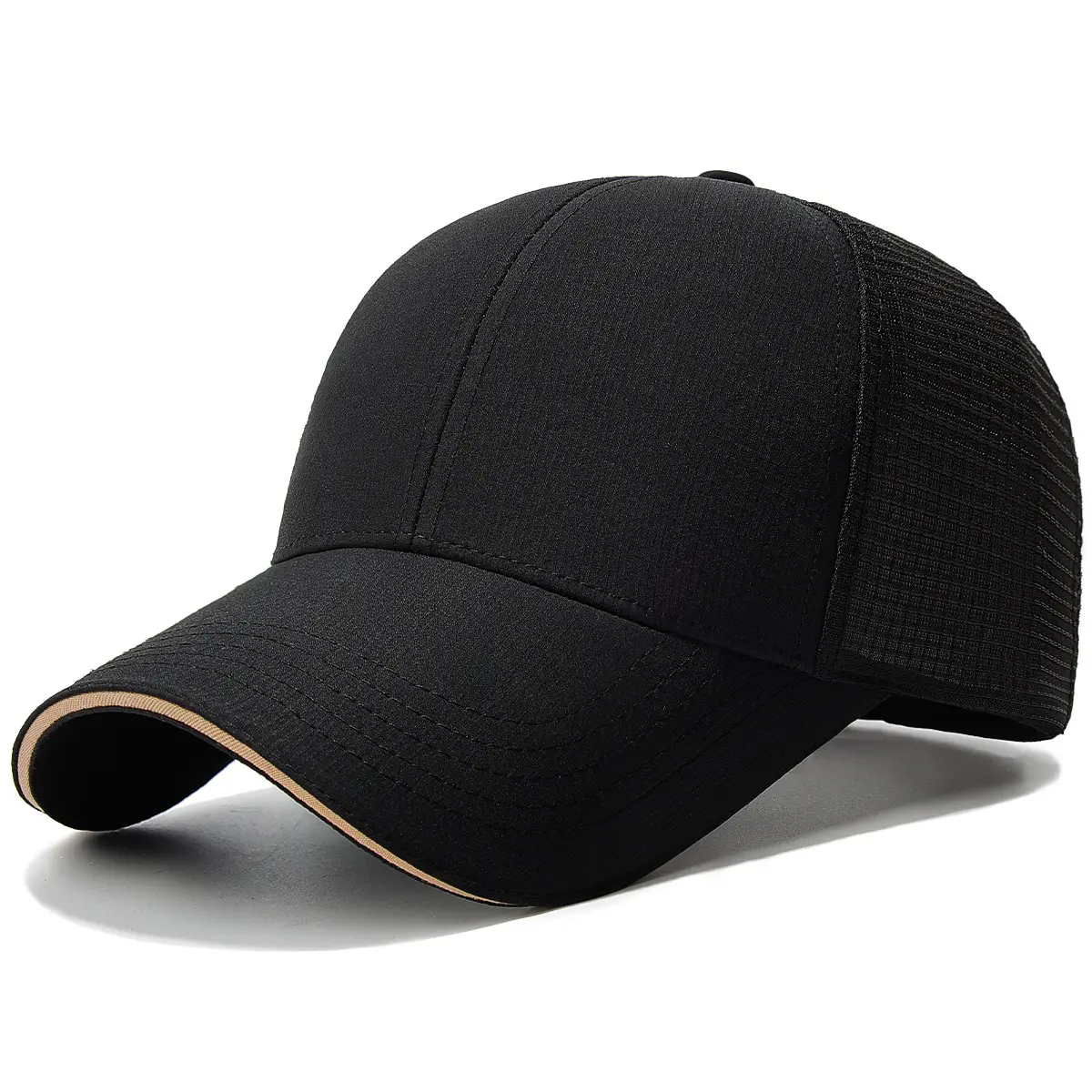 Black Mesh Baseball Cap for Men Women 56-60CM - Image 9