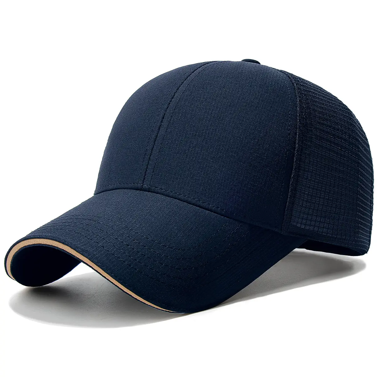 Black Mesh Baseball Cap for Men Women 56-60CM - Image 2