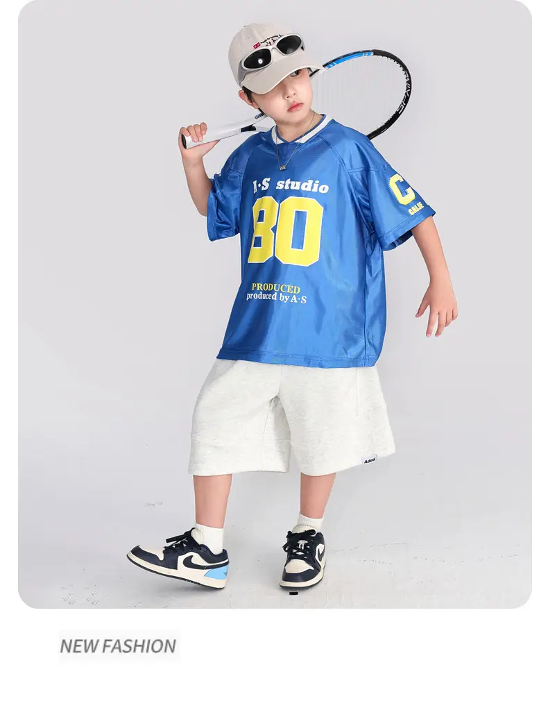 Boys Summer Ice Silk T-Shirt 2026 White 80 Design — feature 10