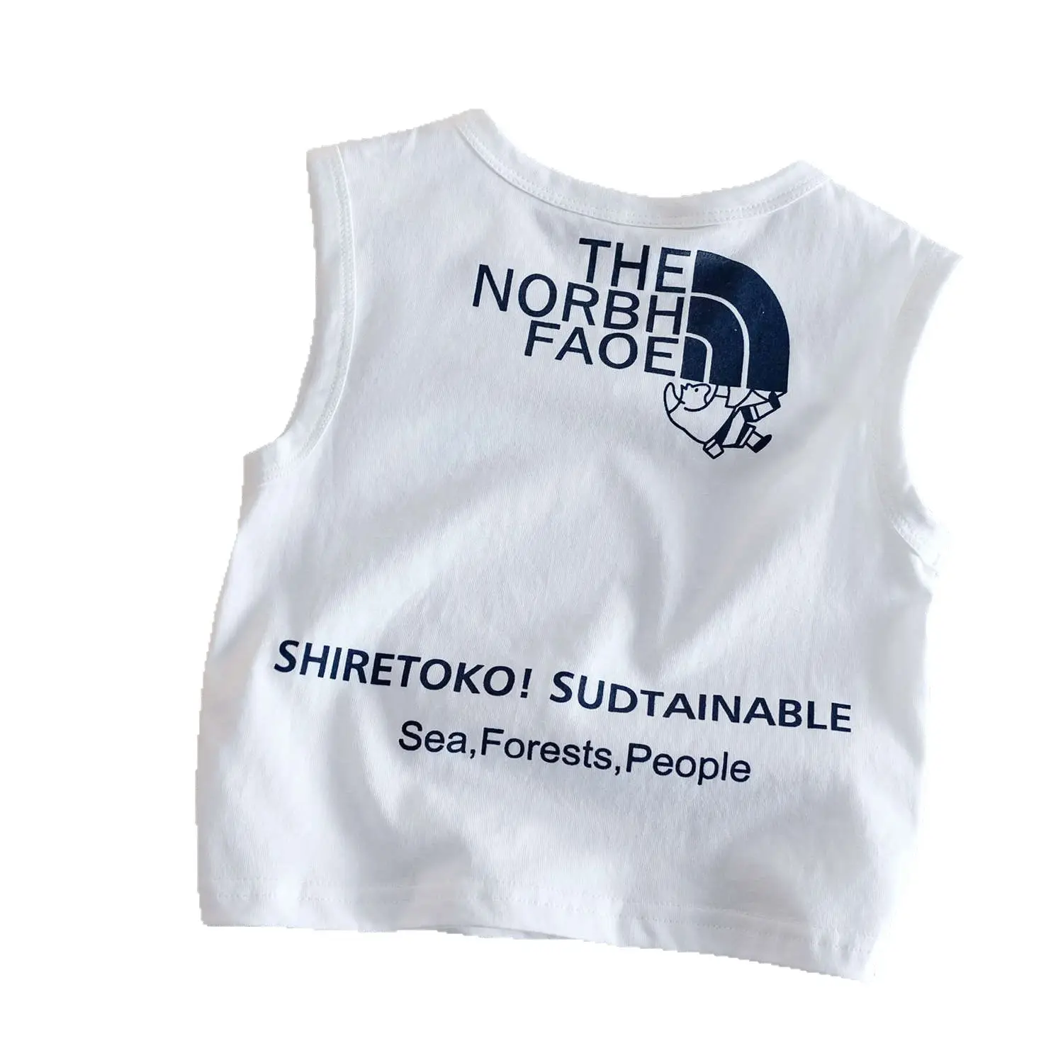 Men's Grey The North Face Vest Sleeveless Summer Top - Image 8