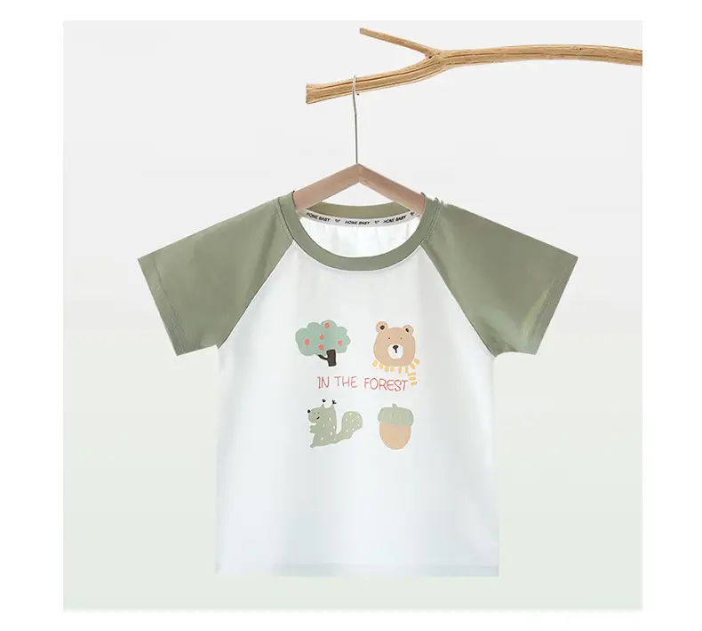 Baby Short Sleeve T-Shirt Kids Ice Cotton Summer Top — feature 11
