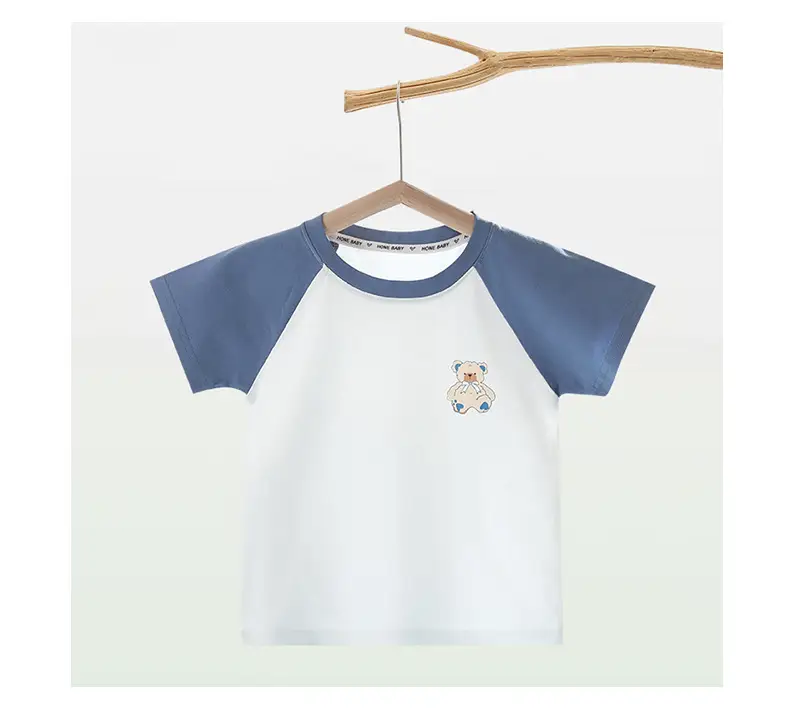 Baby Short Sleeve T-Shirt Kids Ice Cotton Summer Top — feature 12