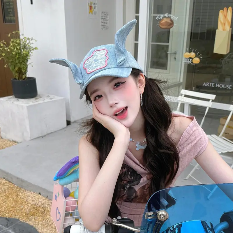 3D Don't Touch Me Donkey Hat for Women Spring Summer