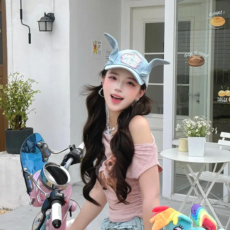 3D Don't Touch Me Donkey Hat for Women Spring Summer