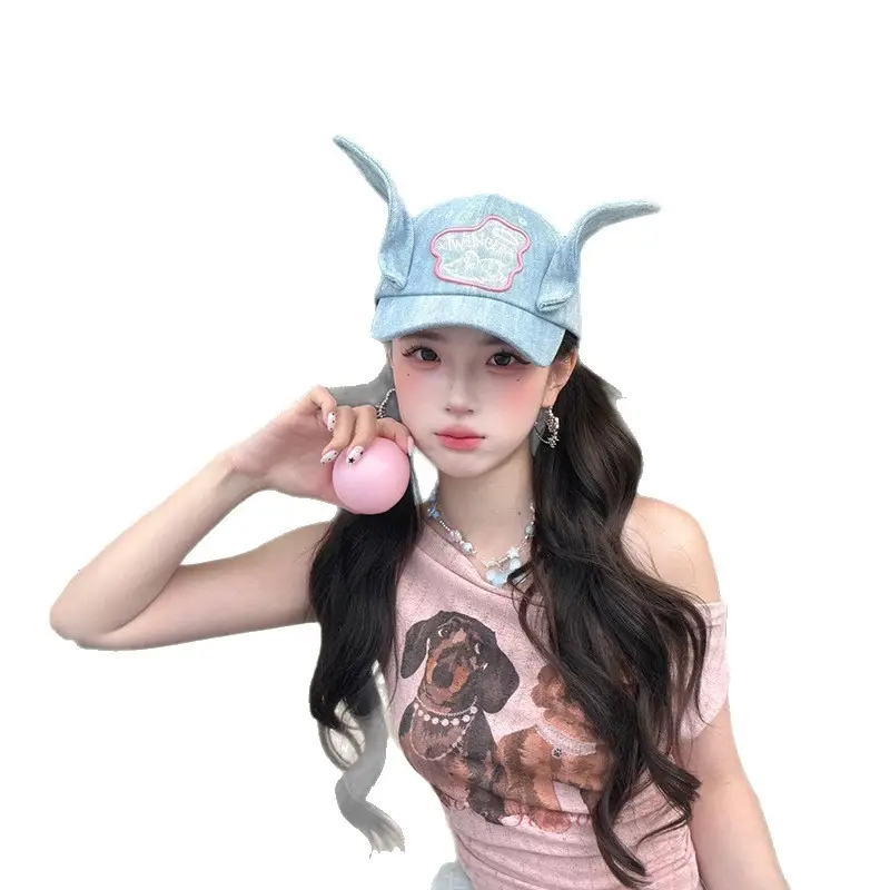 3D Don't Touch Me Donkey Hat for Women Spring Summer