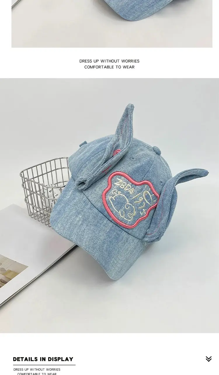 3D Don't Touch Me Donkey Hat for Women Spring Summer — feature 12