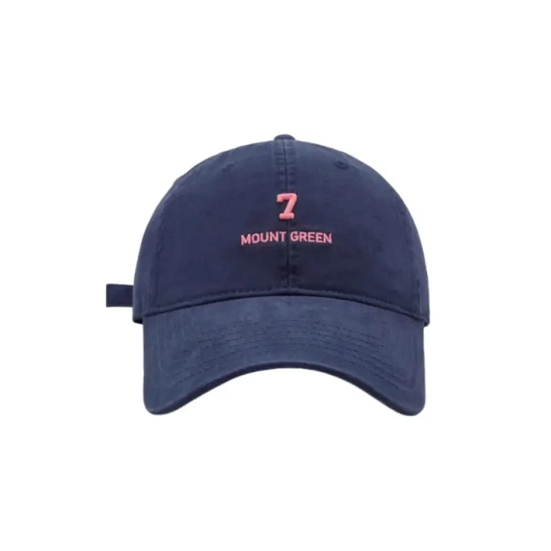 Women Navy Blue Embroidered Cap Mount Green - Image 12