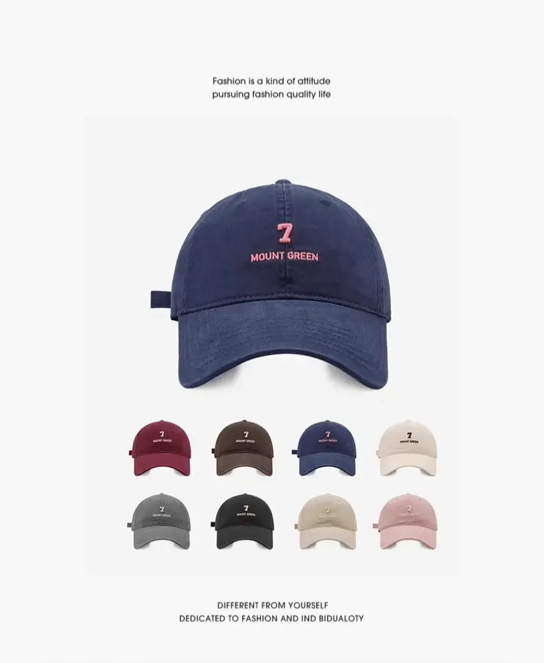 Women Navy Blue Embroidered Cap Mount Green — feature 11
