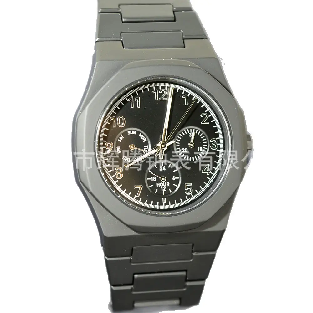 High-End Plastic Six-Pin Watch with Butterfly Buckle - Image 5