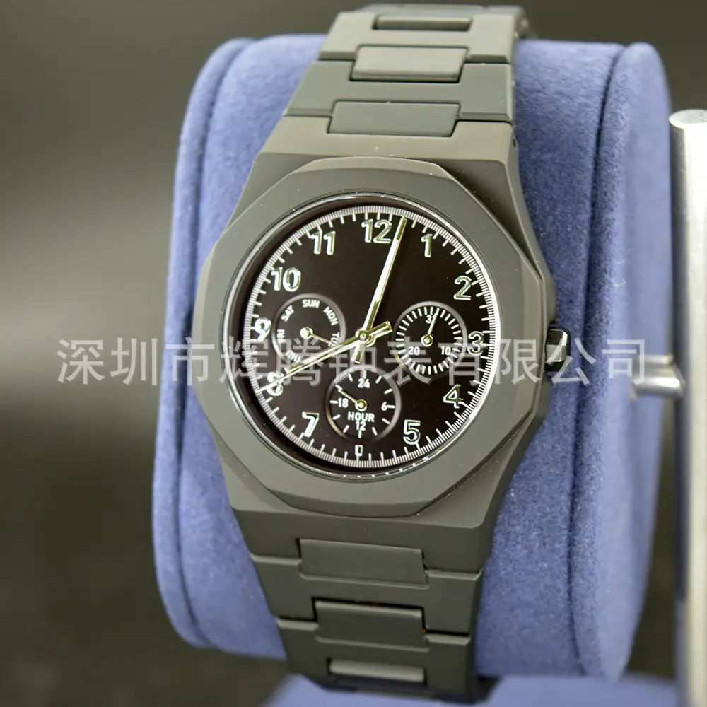 High-End Plastic Six-Pin Watch with Butterfly Buckle — feature 1