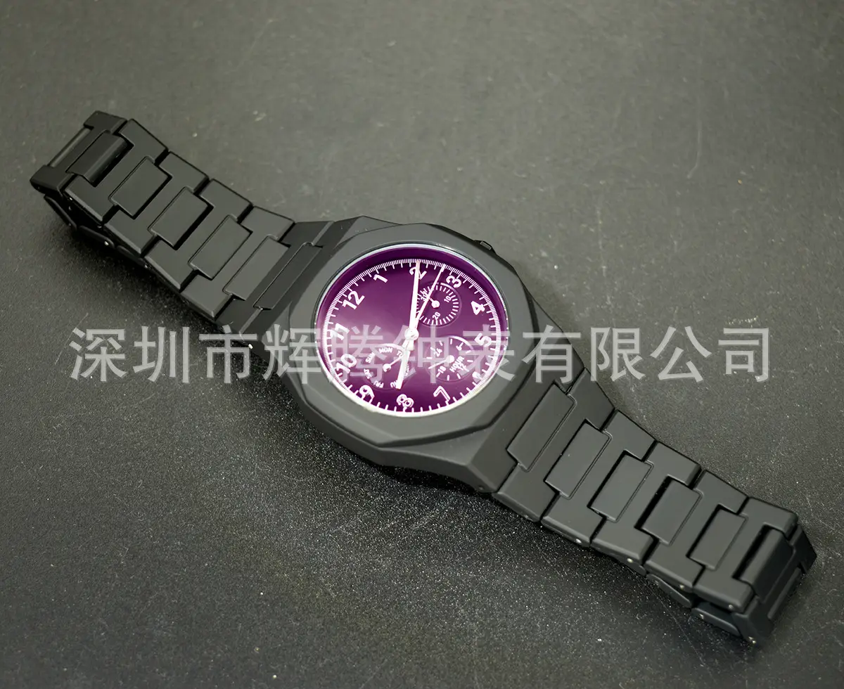 High-End Plastic Six-Pin Watch with Butterfly Buckle — feature 13