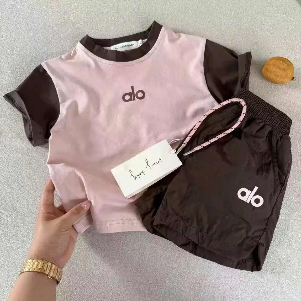 2025 Summer Boys Contrast Shorts T-Shirt Set — feature 6