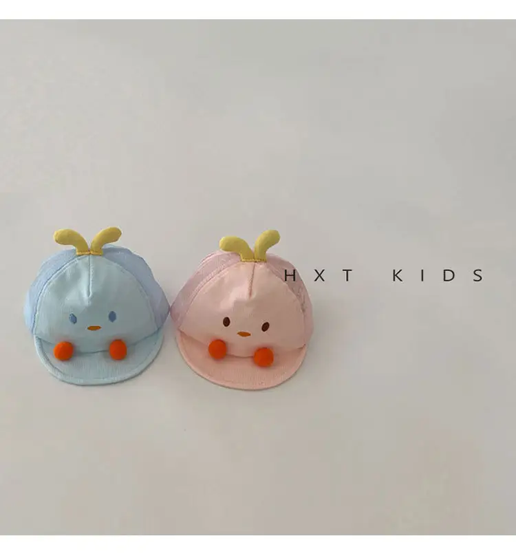 Baby Blue & Pink Baseball Caps for Newborns — feature 3