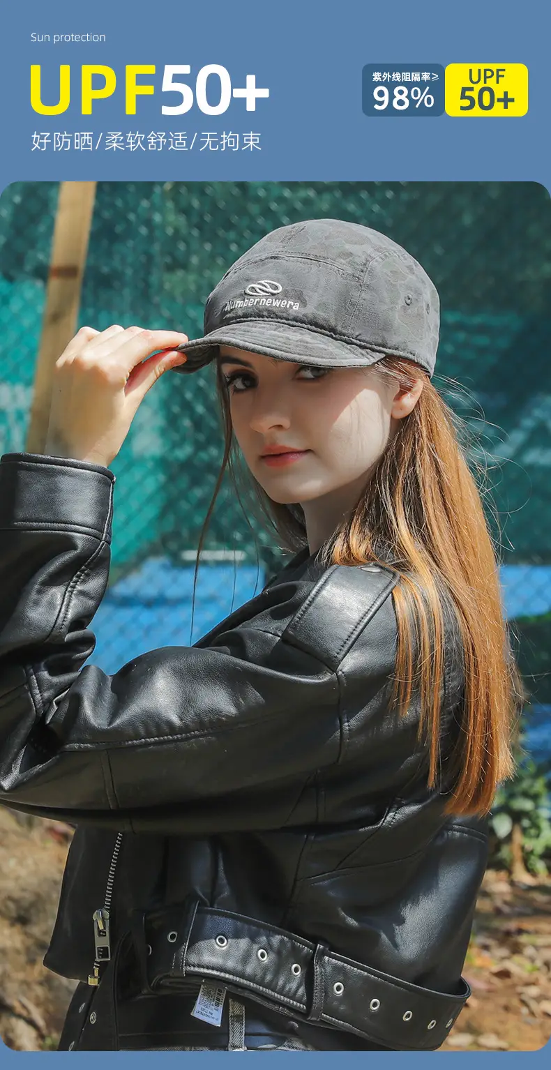 American Camouflage Letter Embroidered Cap — feature 4