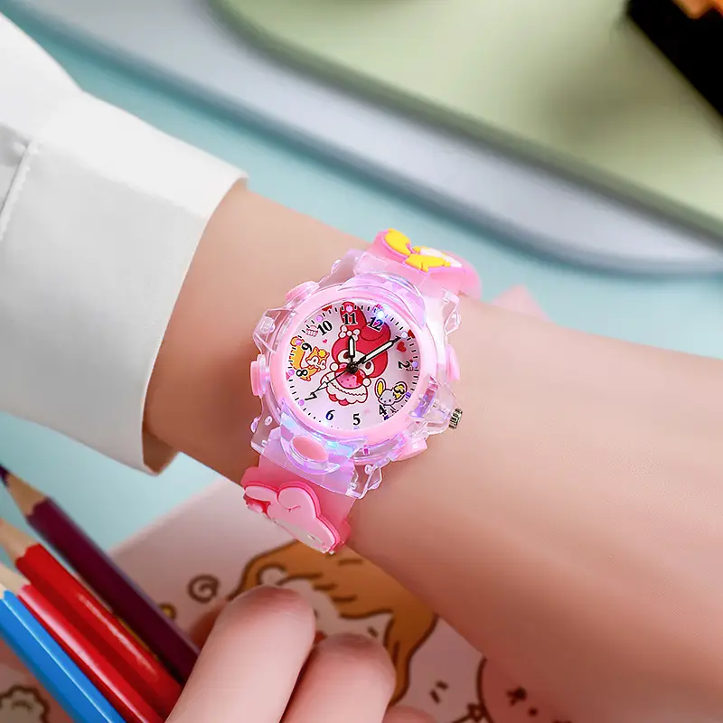 Cute Cartoon Silicone Watch for Girls Kids