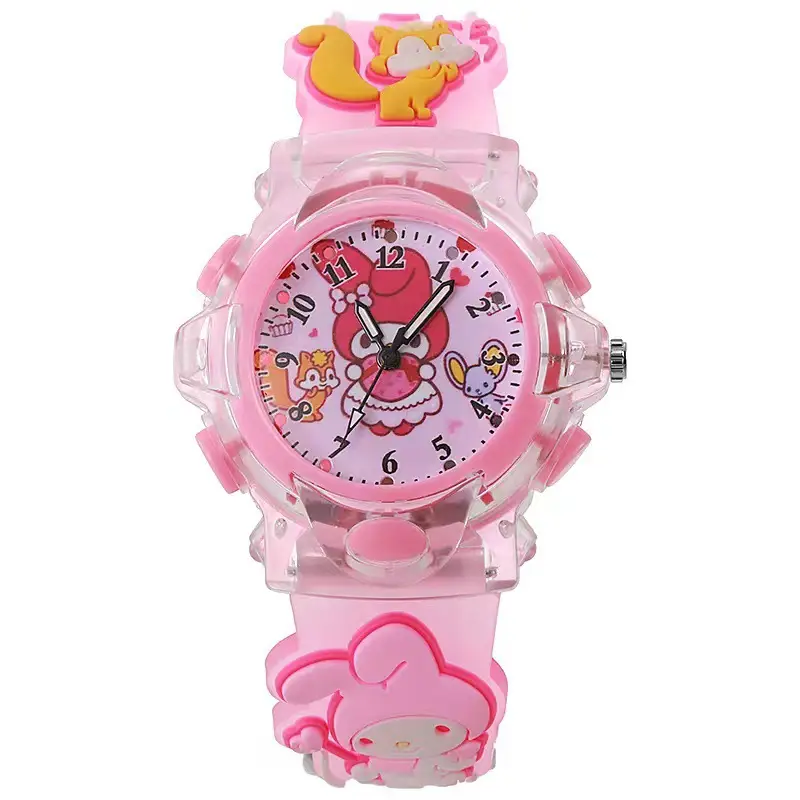 Cute Cartoon Silicone Watch for Girls Kids