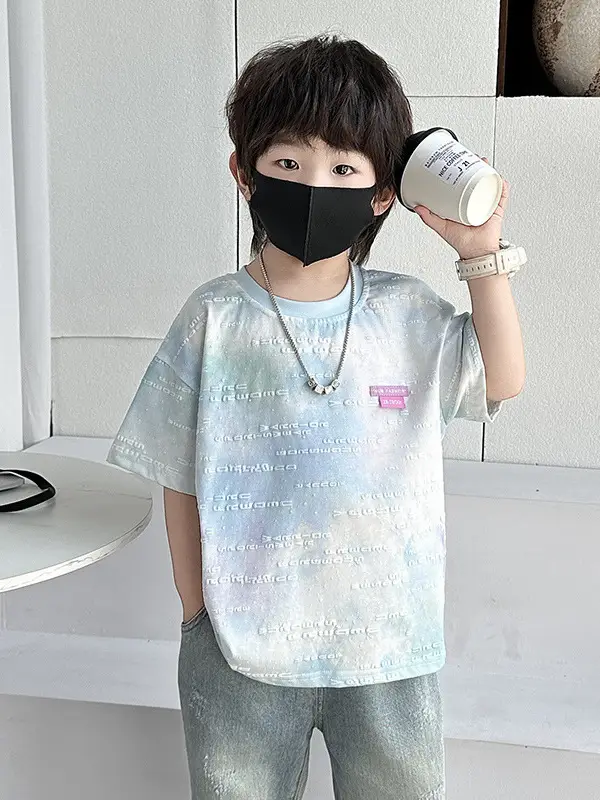 Cool Baby T-Shirt Purple Tie-Dye 2026 Summer - Image 5