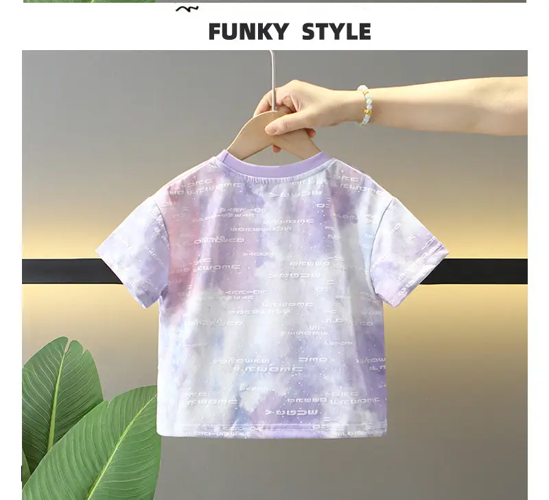 Cool Baby T-Shirt Purple Tie-Dye 2026 Summer — feature 6