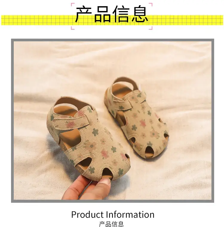 2025 New Summer Girls Sandals Suede Leather Cute Baby Shoes — feature 2