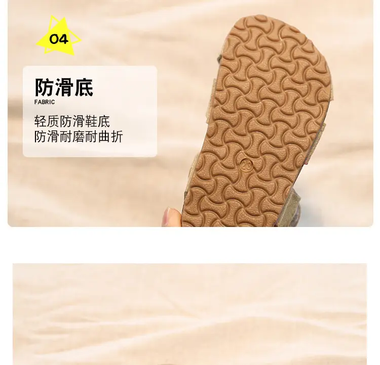 2025 New Summer Girls Sandals Suede Leather Cute Baby Shoes — feature 6