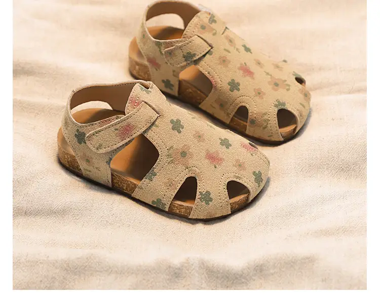 2025 New Summer Girls Sandals Suede Leather Cute Baby Shoes — feature 7